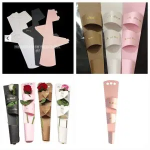 Porta Rosas de 3 hojas