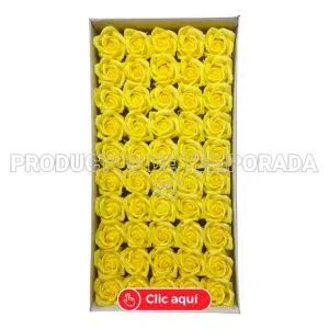 Caja de Rosa Amarilla