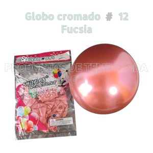 Globo Cromado #12 Fucsia
