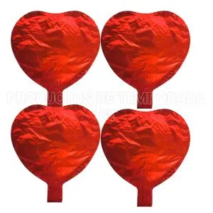 Globo Corazon #18 Rojo