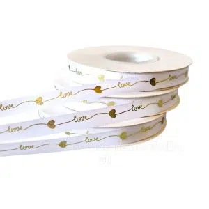 Rollo de liston Love 4048 Blanco