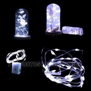 Docena de luces de hada Blanca 3mt