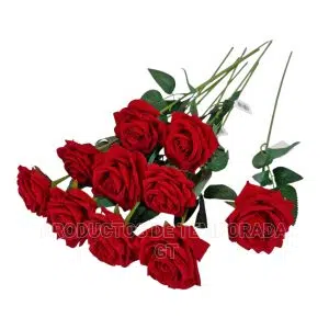 Rosa Roja de Tercio pelo 62 cm