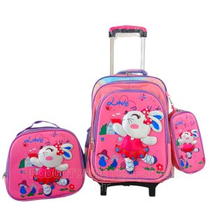 Mochila con Carretilla Conejita 7708