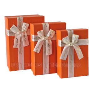 Caja - Trio Rectangular 5001 Anaranjado