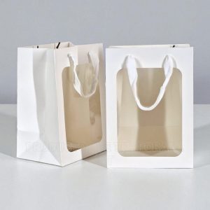 Bolsa Blanca con ventana
