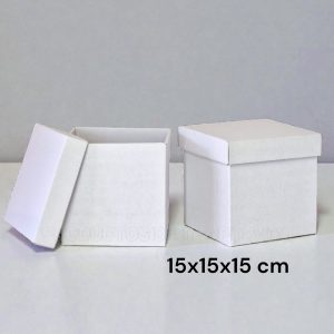 Caja Cubo Pequeña Blanca