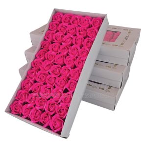 Caja de Rosa Rosada Neon