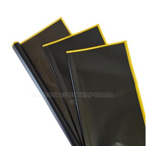 Papel Coreano NEGRO con Orilla Dorada