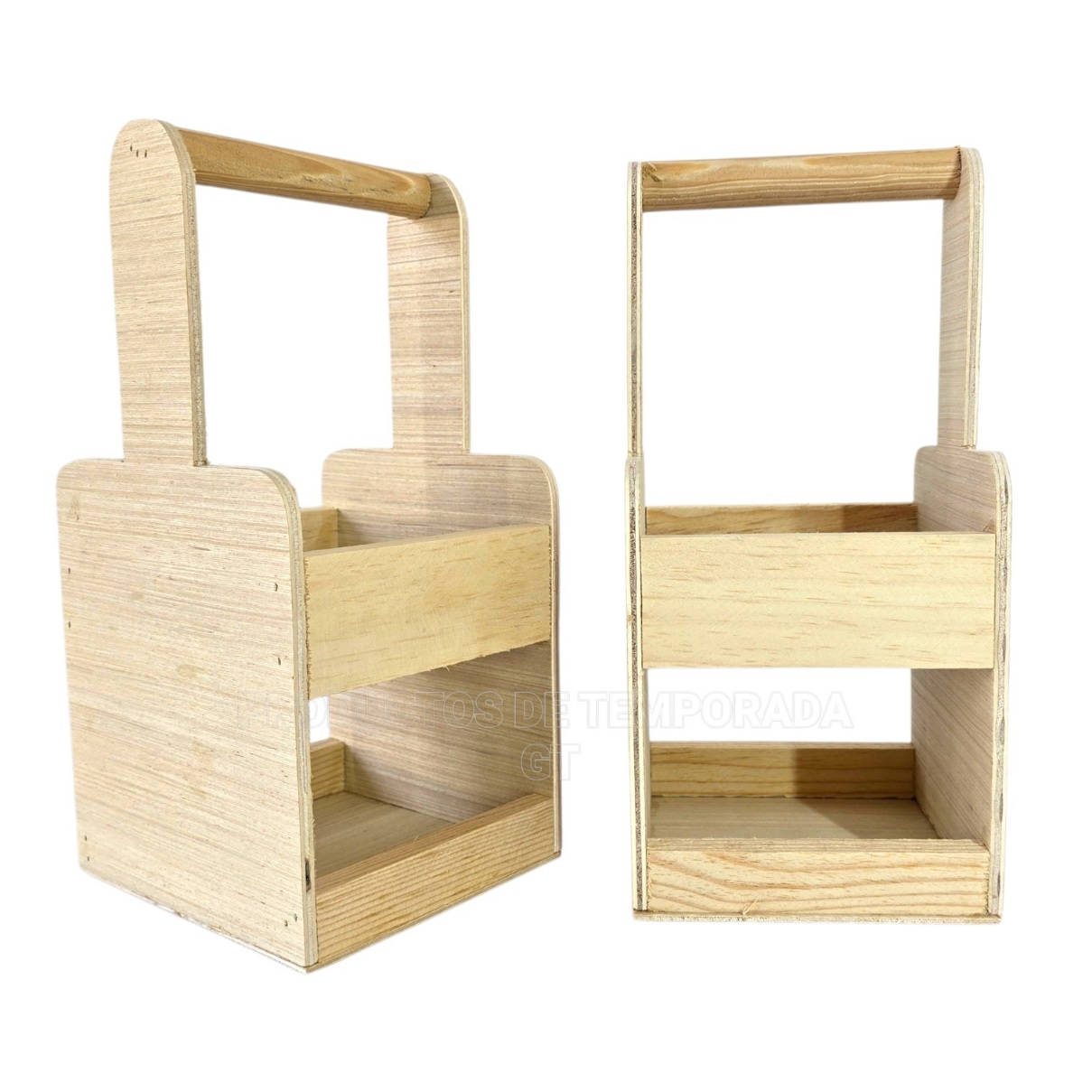 Caja Madera para 4 Botellas