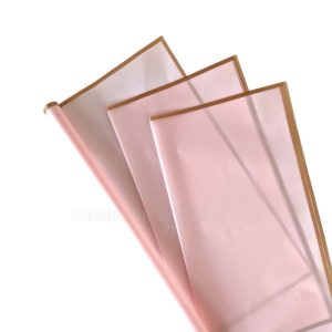 Papel Coreano Rosa Claro Orilla Bronce 01_13