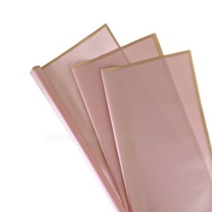 Papel Coreano Rosa Palido Orilla Bronce 01_10