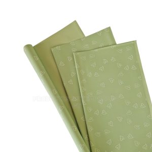 Papel Coreano Verde Corazon Blanco 04_3