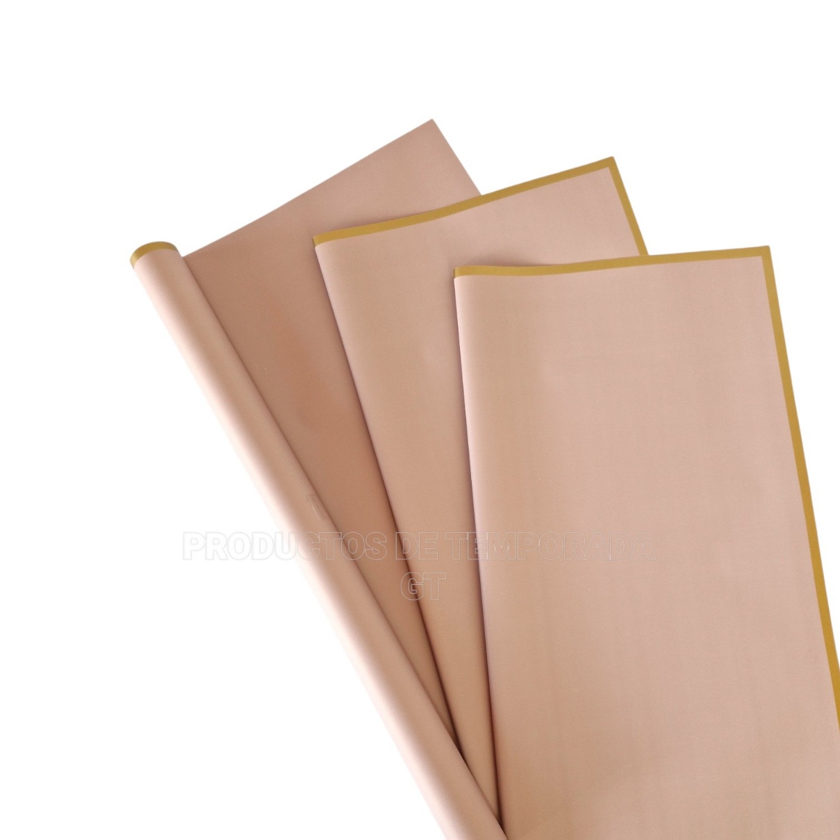 Papel Coreano Rosa Vintage Orilla Dorada 11_4