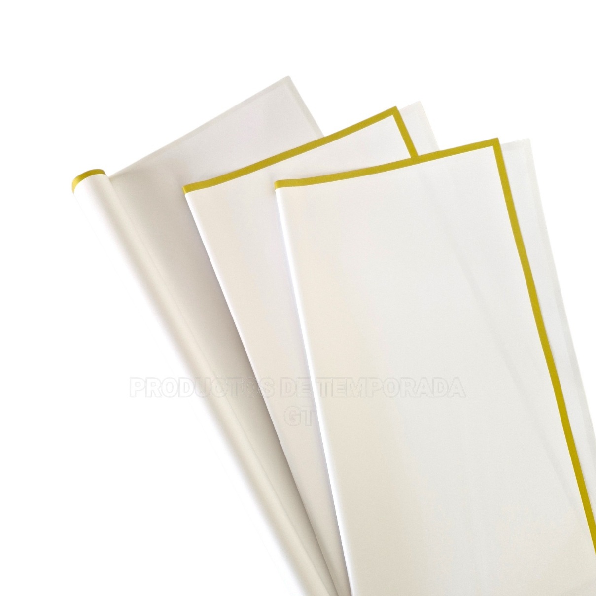 Papel Coreano Blanco Orilla Dorada 11_1