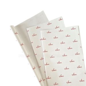 Papel Coreano Blanco con Rojo Love 12_2
