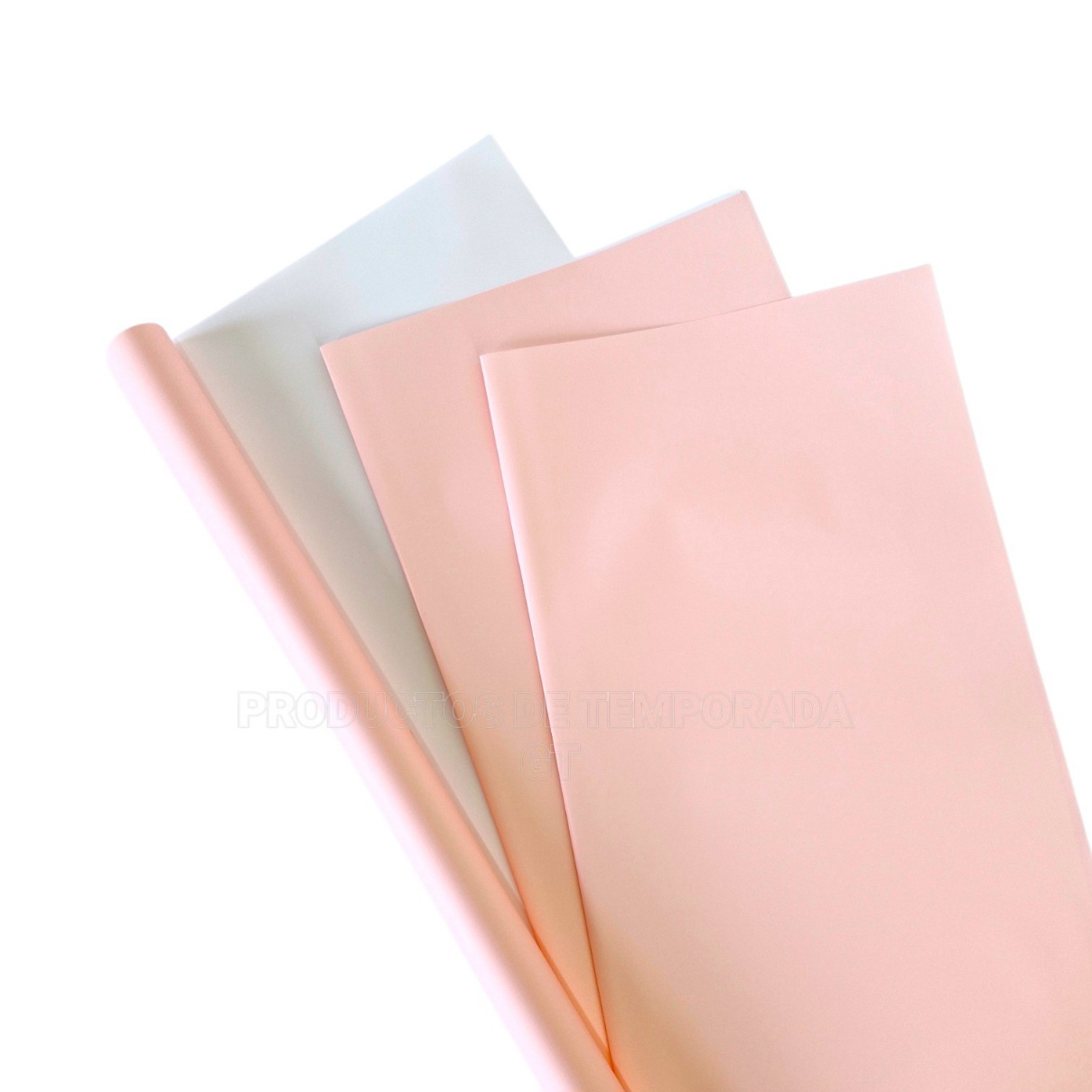 Papel Coreano Rosa Baby fondo Blanco 13_24