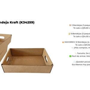 Caja_Bandeja Kraft (K34259)