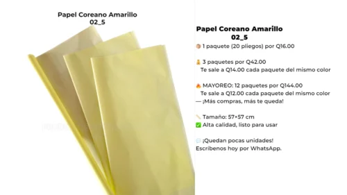 02_5 Papel Coreano Amarillo 02_5