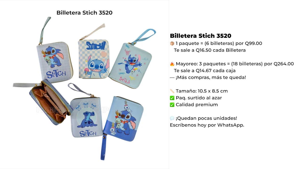 Billetera Stich 3520