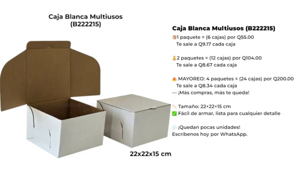 Caja Blanca Multiusos (B222215) Caja Blanca Multiusos (B222215)
