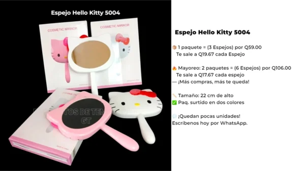Espejo Hello Kitty 5004 Espejo Hello Kitty 5004