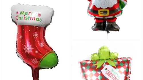 Globo 10 Pulg Navidad a Granel