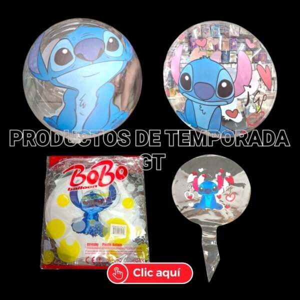 Globo Burbuja Stich 20 Pulg