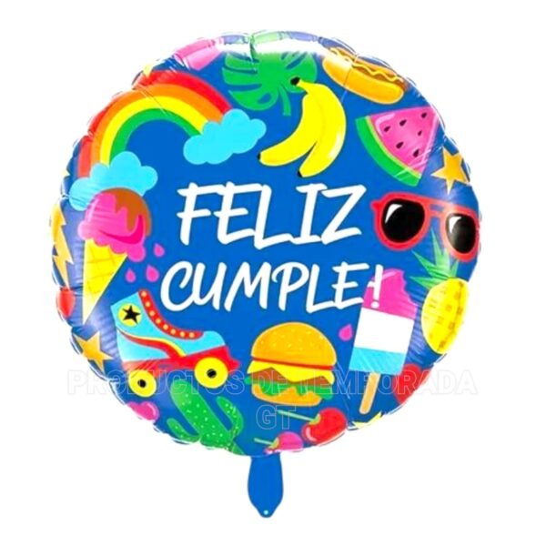 Media docena de Globo Cumpleaños #18 Cod 008