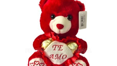 Peluche Osito 3725 Rojo
