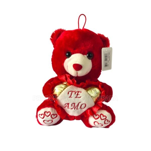 Peluche Osito 3725 Rojo