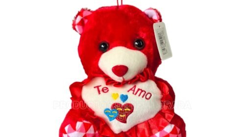Peluche Osito 3726 Rojo