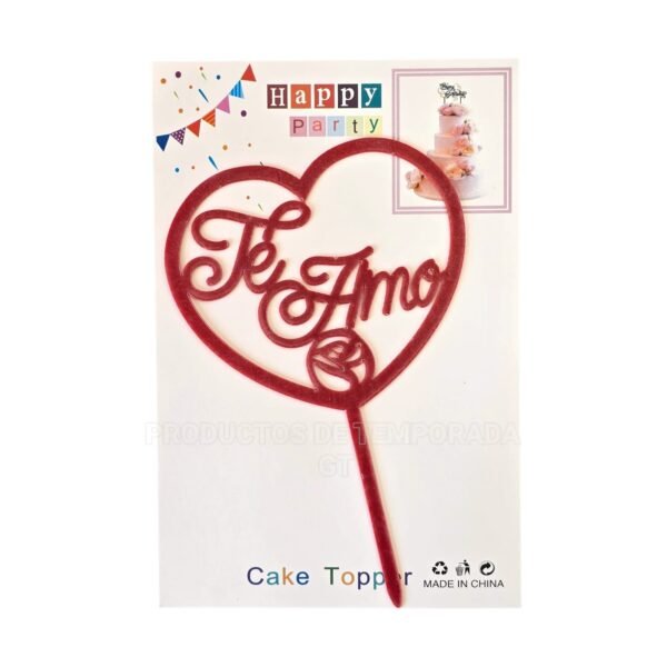 Topper Te amo #2