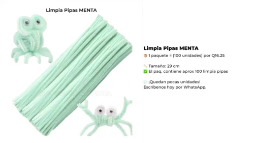 Limpia Pipas MENTA