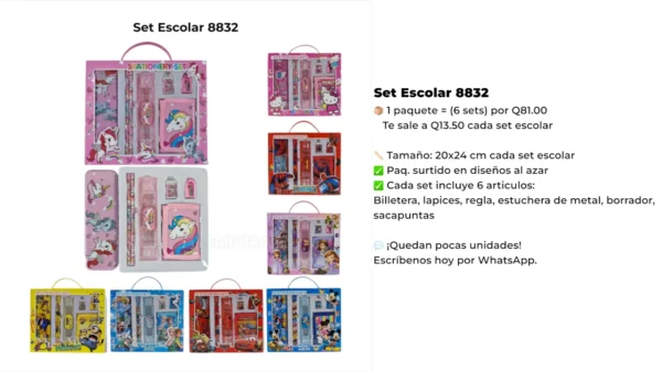 Set Escolar 8832