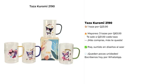 Taza Kuromi 2190