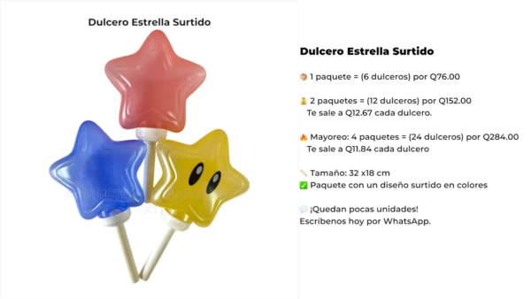 Dulcero Estrella Surtido Dulcero Estrella Surtido